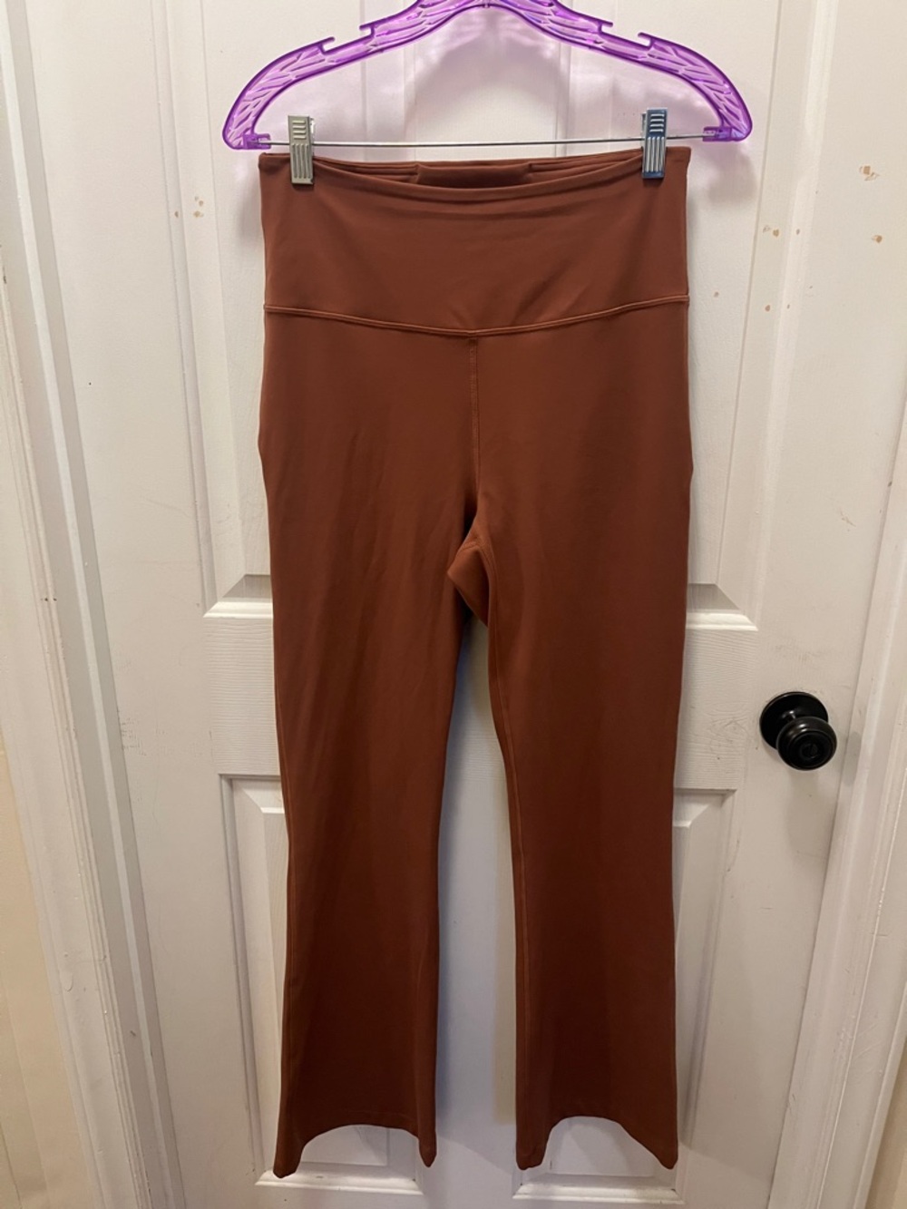 🍋 LIKE NEW Lululemon Groove Super-HR Flared Pant Nulu - Ancient Copper - Sz 8